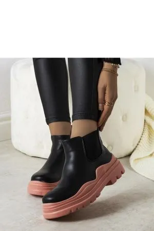 Botine dama negru Solea - botine dama