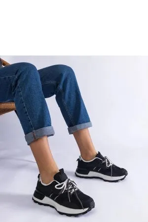 Sneakers dama negru Solea - sneakers dama, tenisi dama