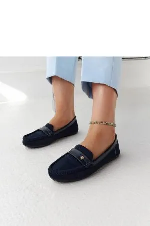 Mocasini dama albastru Solea - mocasini dama