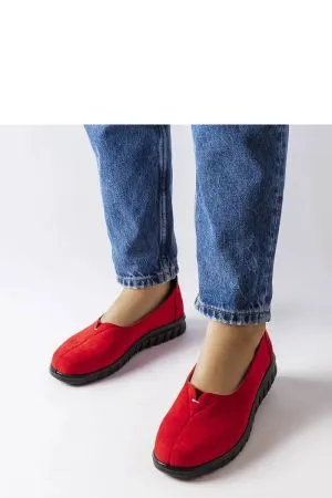 Mocasini dama rosu Solea - mocasini dama