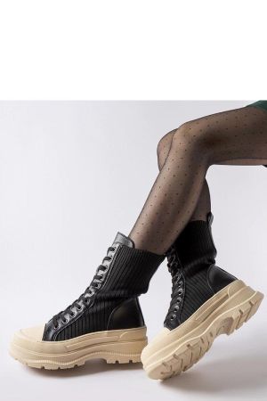 Botine dama negru Solea - botine dama