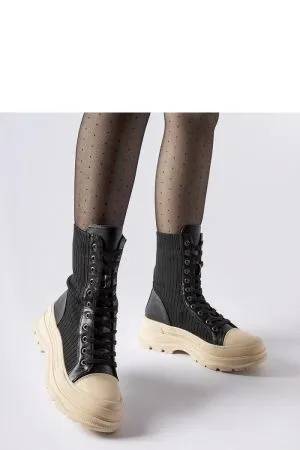Botine dama negru Solea - botine dama