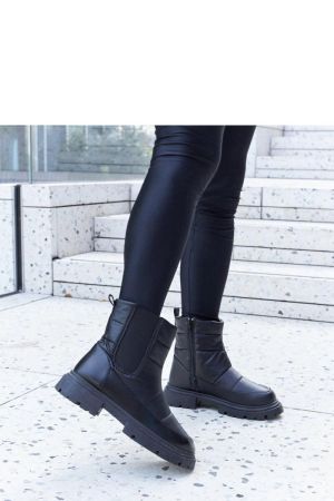 Botine dama negru Solea - botine dama