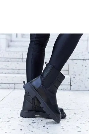 Botine dama negru Solea - botine dama