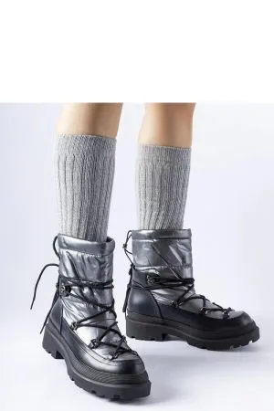 Botine dama gri Solea - botine dama