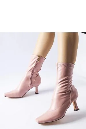 Botine dama roz Solea - botine dama