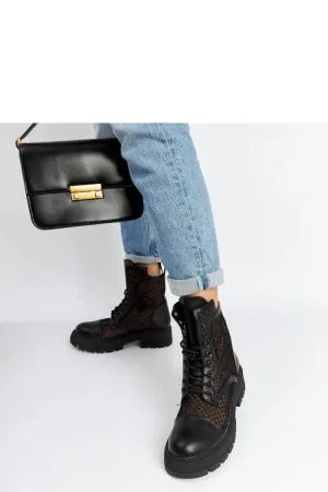 Botine dama negru Solea - botine dama