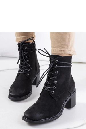 Botine dama negru Solea - botine dama