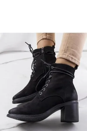 Botine dama negru Solea - botine dama