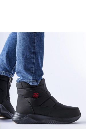 Botine dama negru Solea - botine dama