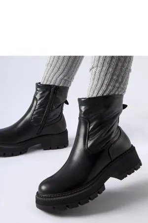 Botine dama negru Solea - botine dama