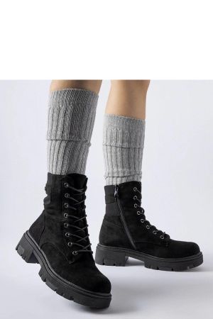 Botine dama negru Solea - botine dama