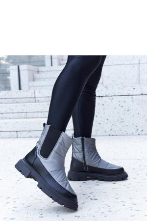 Botine dama gri Solea - botine dama