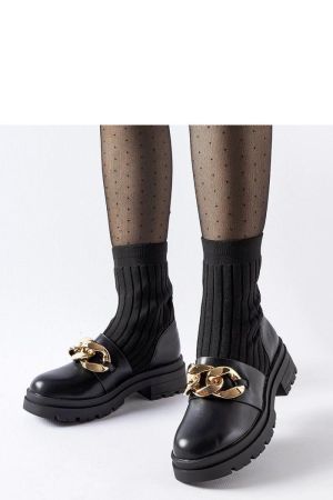 Botine dama negru Solea - botine dama