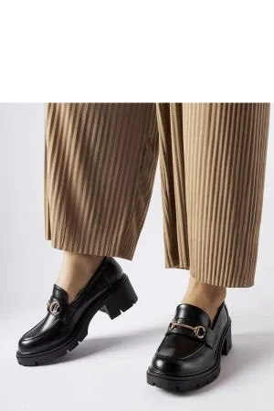 Mocasini dama negru Solea - mocasini dama