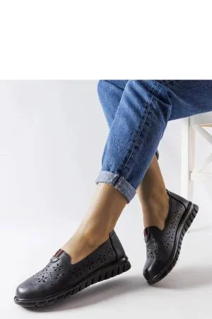 Mocasini dama negru Solea - mocasini dama