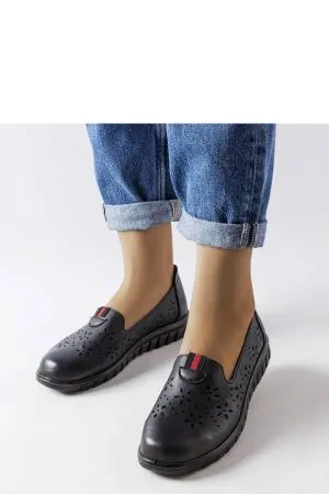Mocasini dama negru Solea - mocasini dama