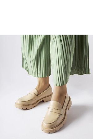 Mocasini dama bej Solea - mocasini dama