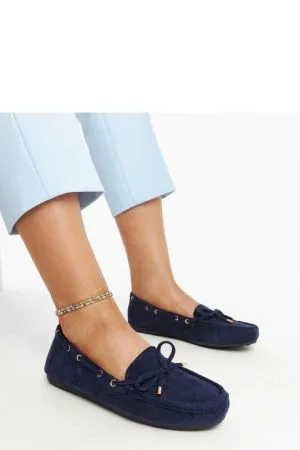 Mocasini dama albastru Solea - mocasini dama