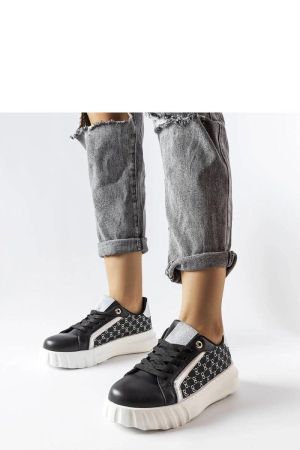 Sneakers dama negru Solea - sneakers dama, tenisi dama