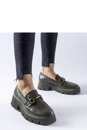 Mocasini dama verde Solea - mocasini dama