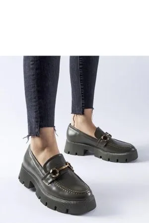 Mocasini dama verde Solea - mocasini dama