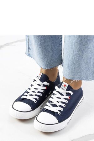 Sneakers dama albastru Solea - sneakers dama, tenisi dama