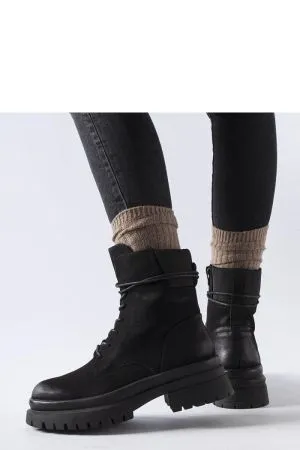 Botine dama negru Solea - botine dama