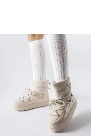 Botine dama bej Solea - botine dama