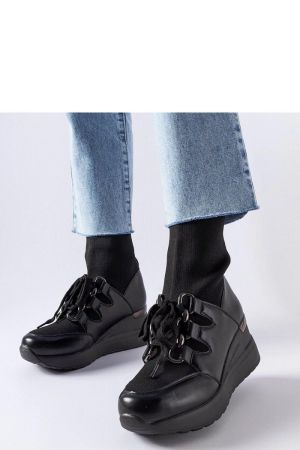 Botine dama negru Solea - botine dama