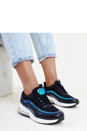 Sneakers dama negru Solea - sneakers dama, tenisi dama