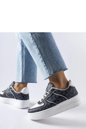 Sneakers dama negru Solea - sneakers dama, tenisi dama