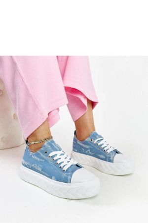 Sneakers dama albastru Solea - sneakers dama, tenisi dama