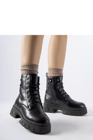 Botine dama negru Solea - botine dama