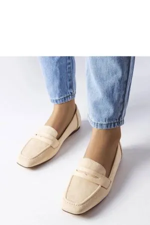 Mocasini dama bej Solea - mocasini dama
