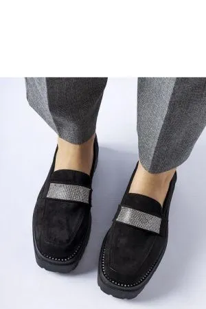 Mocasini dama negru Solea - mocasini dama