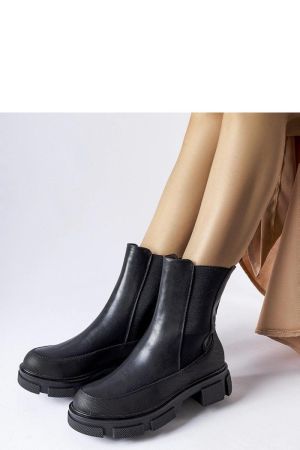 Botine dama negru Solea - botine dama