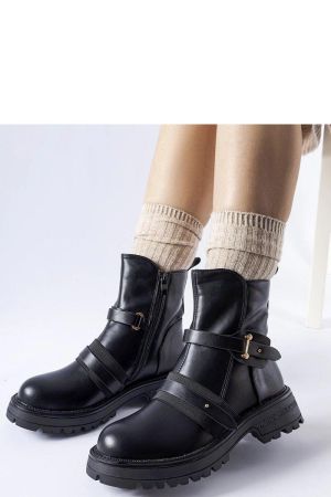 Botine dama negru Solea - botine dama