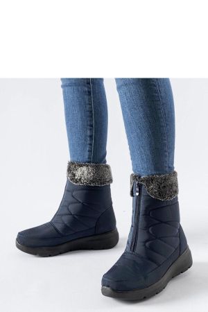 Botine dama albastru Solea - botine dama