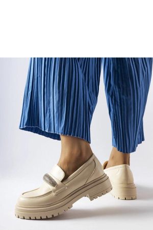 Mocasini dama bej Solea - mocasini dama