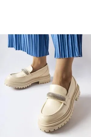 Mocasini dama bej Solea - mocasini dama