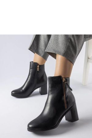 Botine dama negru Solea - botine dama