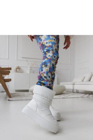 Botine dama alb Solea - botine dama