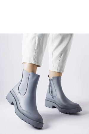 Botine dama gri Solea - botine dama
