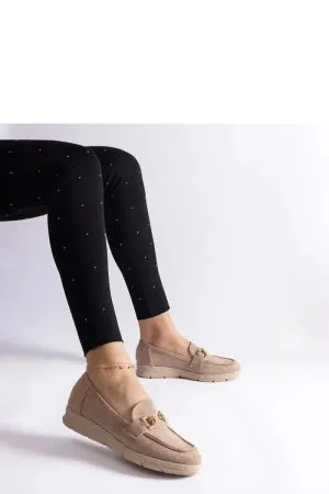 Mocasini dama bej Solea - mocasini dama