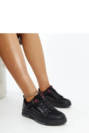 Sneakers dama negru Solea - sneakers dama, tenisi dama