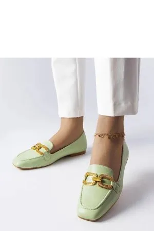 Mocasini dama verde Solea - mocasini dama