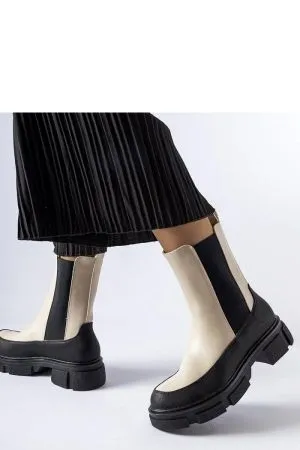 Botine dama bej Solea - botine dama