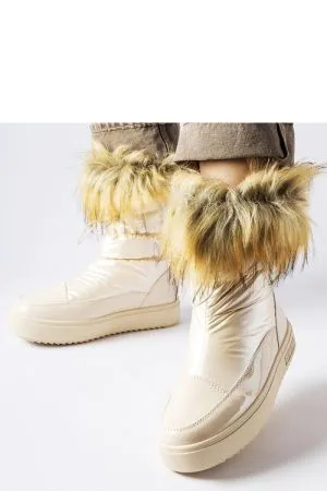 Botine dama bej Solea - botine dama
