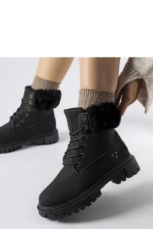 Botine dama negru Solea - botine dama